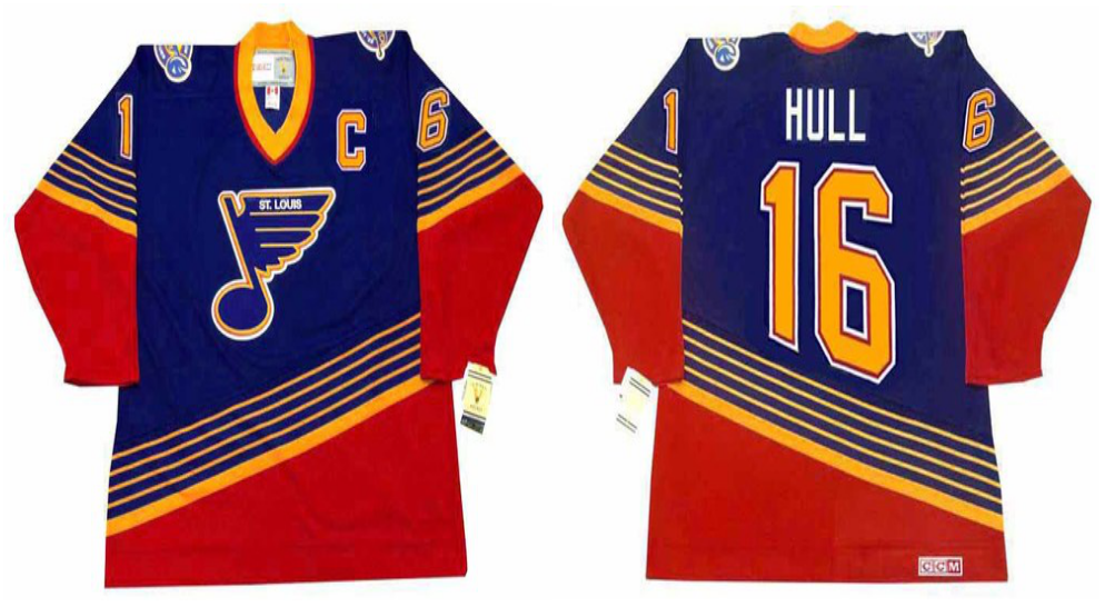 2019 Men St.Louis Blues #16 Hull Blue CCM NHL jerseys->st.louis blues->NHL Jersey